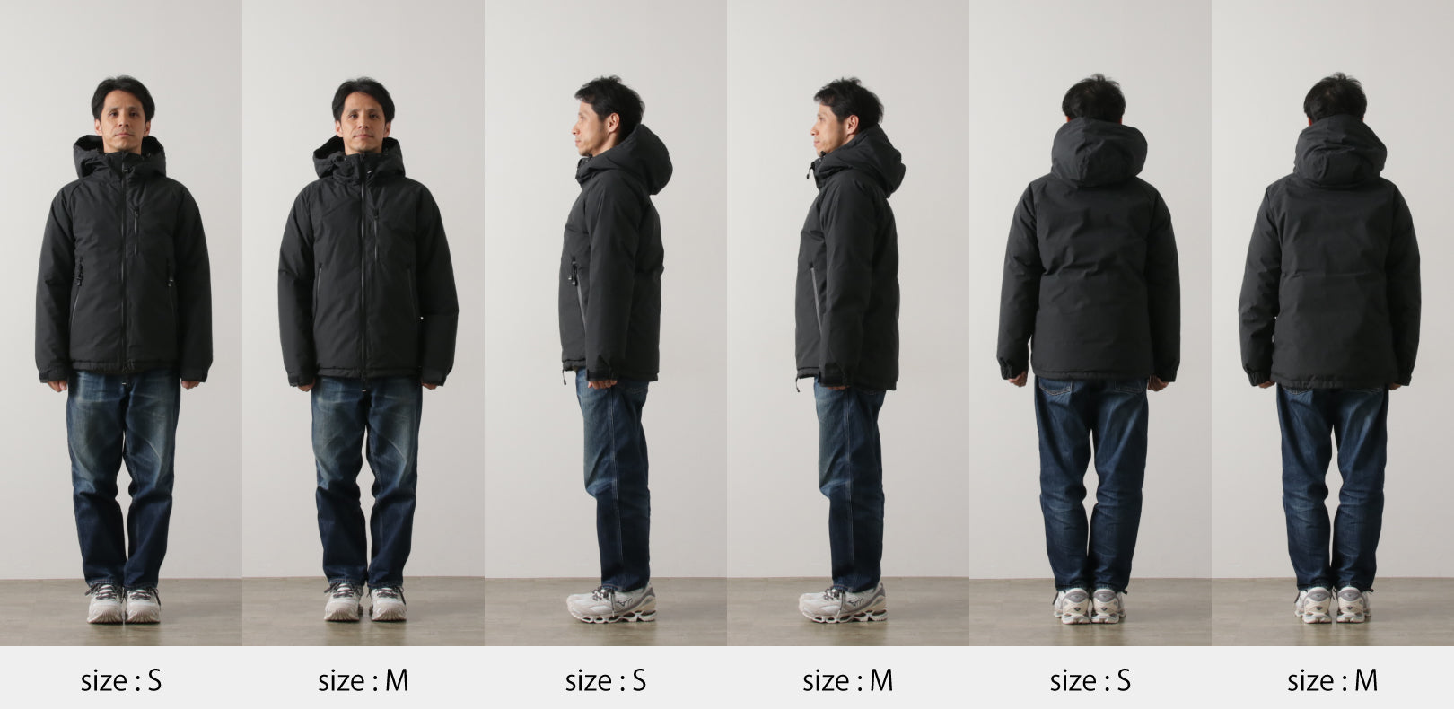 男性スタッフ16人で、「NANGA 別注 HINOC オーロラダウンジャケット