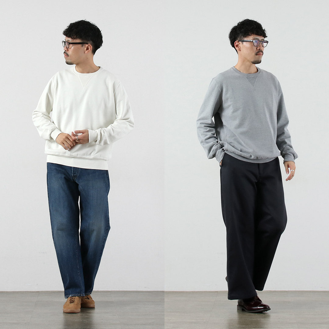 REMI RELIEF（レミレリーフ） SP加工裏毛クルー 無地 スウェット 2025