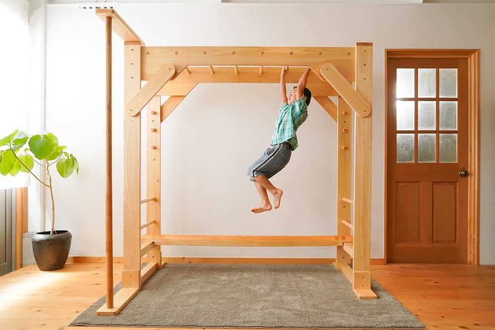 うんてい 自宅 懸垂バー 室内雲梯 遊具 子供 大人 アイアンバー 物干し