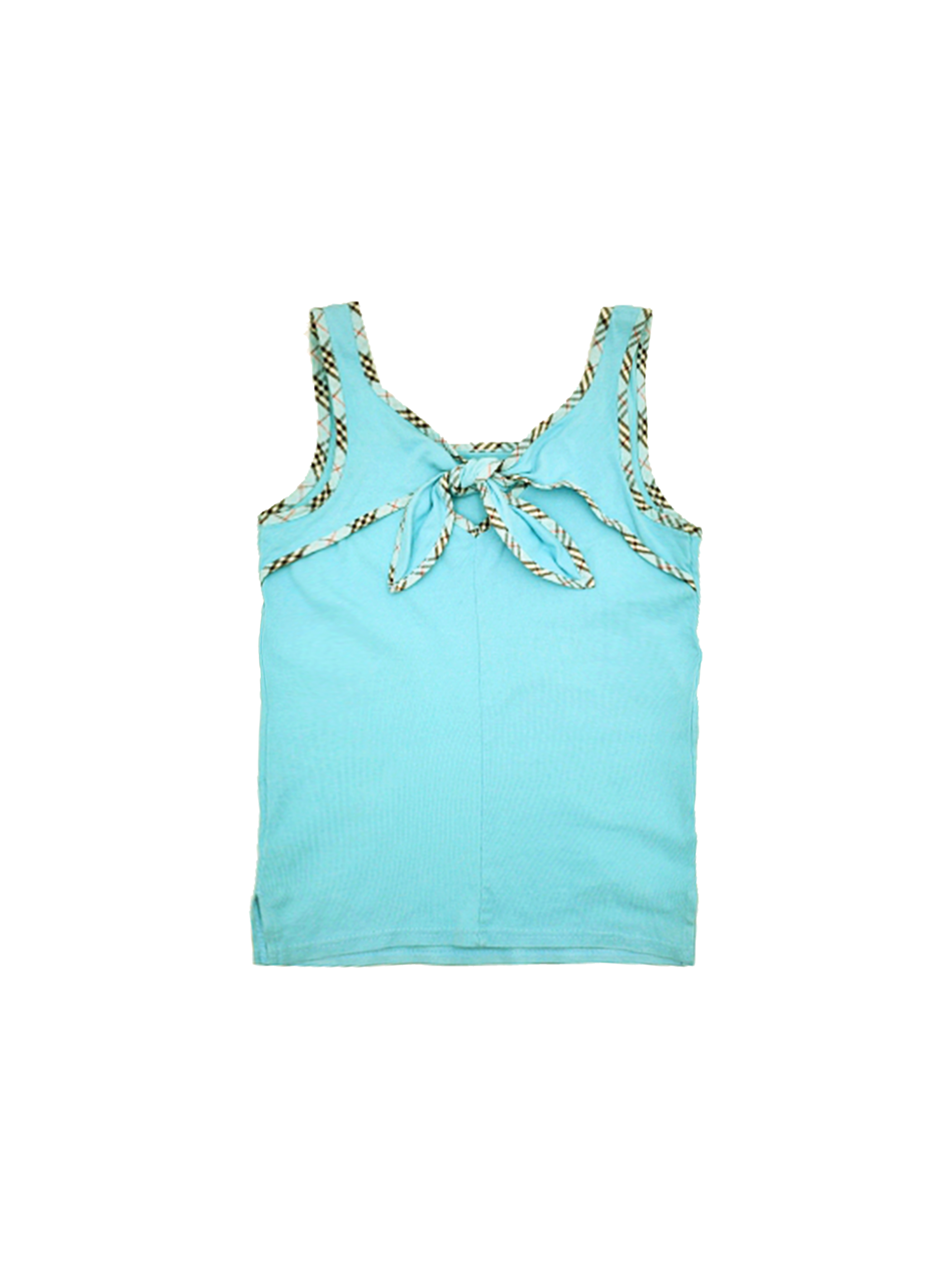 Burberry 2000s Blue Label Blue Bow Tank