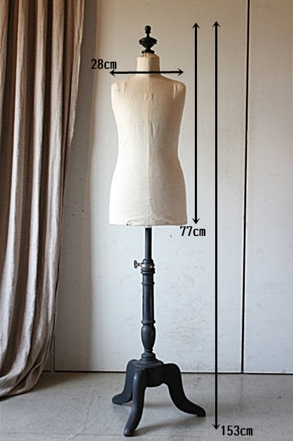 小さいサイズが珍しいストックマン社トルソー フランスアンティーク