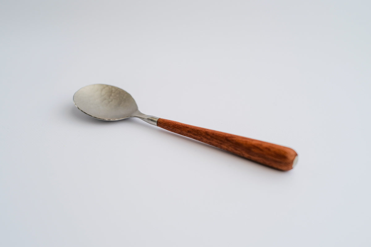 湯浅記央 - 机上工芸舎 | スプーン 持ち手木製 / 小 | hinode（ひので