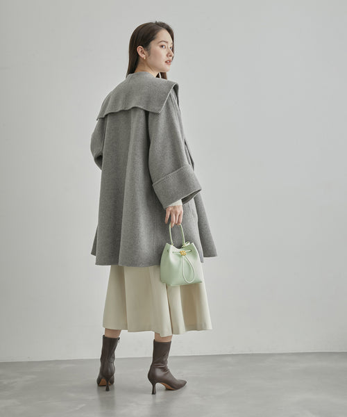 ROPÉ(ロペ) / 【SUPER140's】【雑誌掲載】メルトンショールカラー