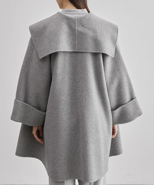 ROPÉ(ロペ) / 【SUPER140's】【雑誌掲載】メルトンショールカラー