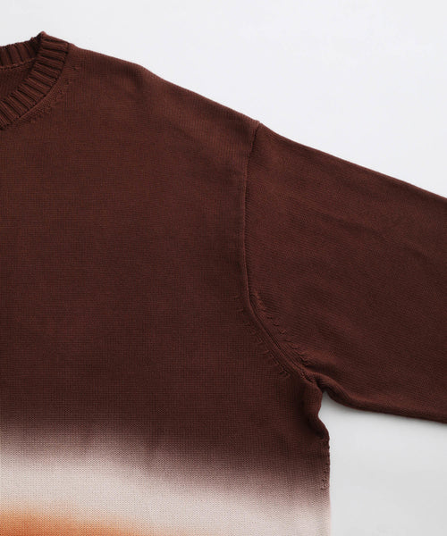 別注》【cantate/カンタータ】first pick suvin gold tie-dye knit