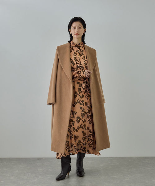 ROPÉ(ロペ) / プレミアムカシミヤ ショールカラーコート【25AW