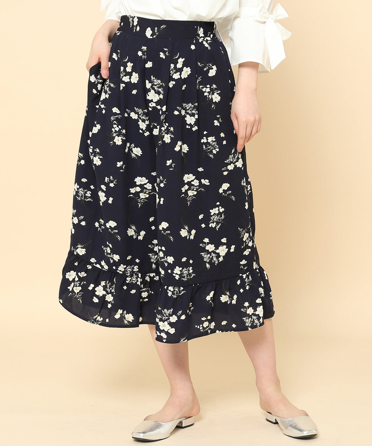 ROPÉ PICNIC(ロペピクニック) / ティアードガウチョパンツ (パンツ