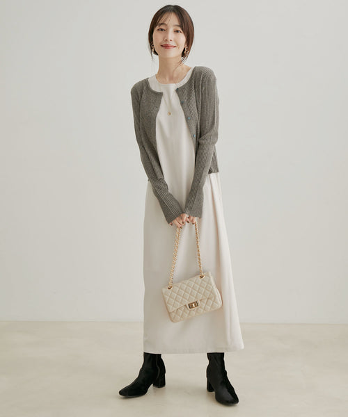 vis-à-vis(ビザビ) / 【WEB限定】ワンピース＆ニットカーディガン