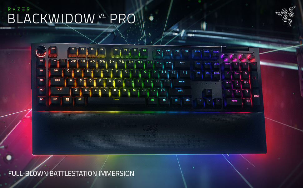 Razer BlackWidow V4 Pro JP Yellow Switch ブラックウィドウ