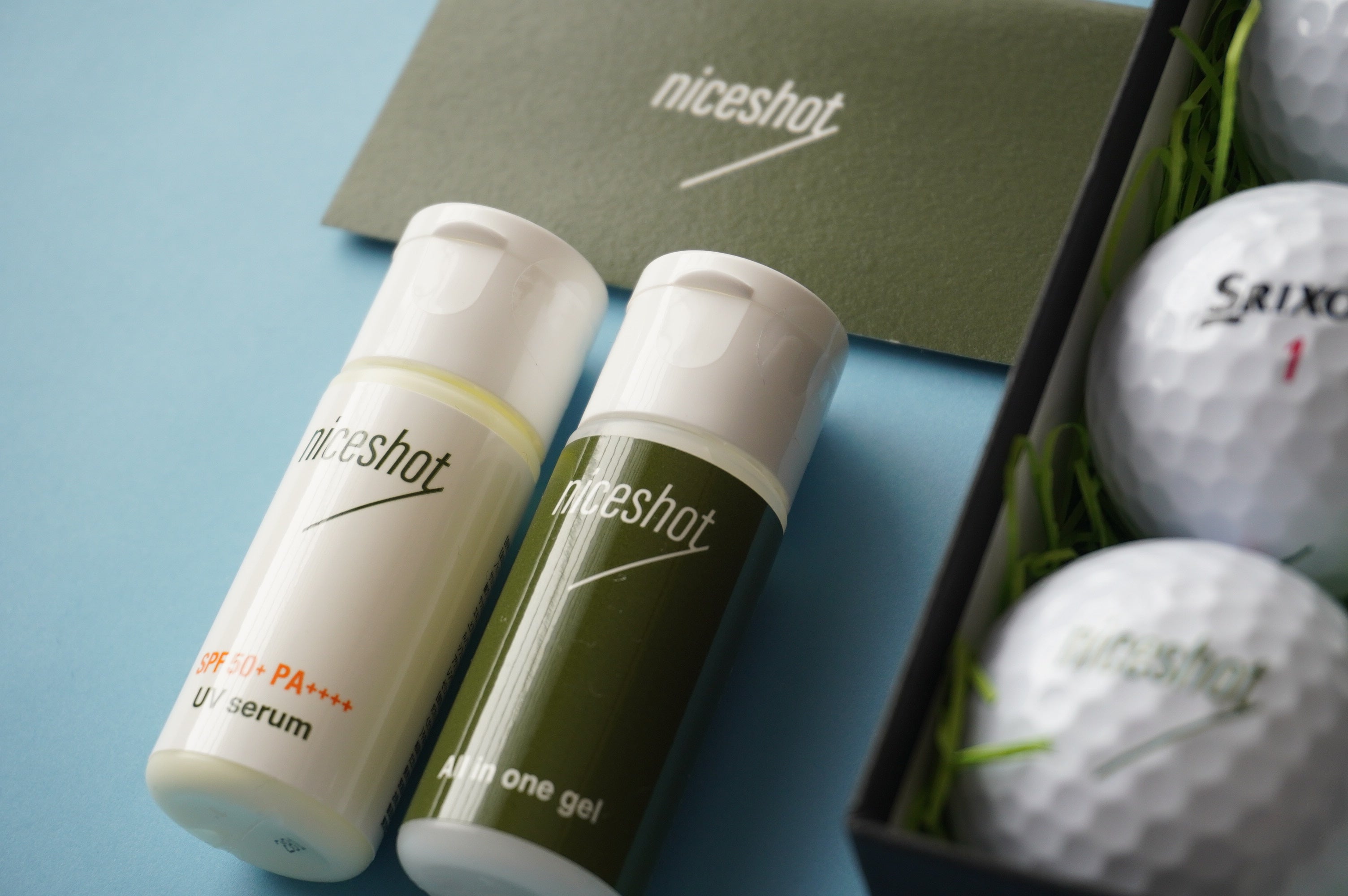 ゴルフ好きなあの人へ niceshot ギフトセット UVメンズスキンケア