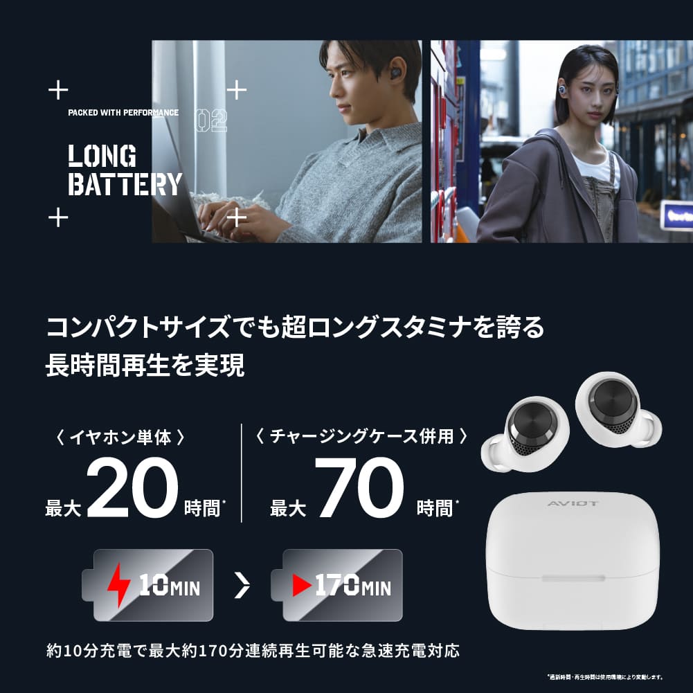 AVIOT TE-A1｜コンパクト高性能完全ワイヤレスイヤホン【公式】