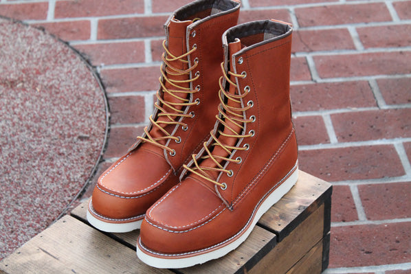 Red Wing 877 8 Inch Moc Toe Oro Legacy – Gunthers Supply And Goods