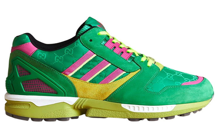 adidas x GUCCI ZX 8000 Sneakers 'Green Yellow Pink' 721937-AAA89-3749