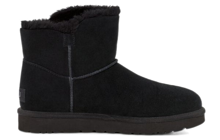 WMNS) UGG Mini Bailey Snaps 'Black' 1127352-BLK