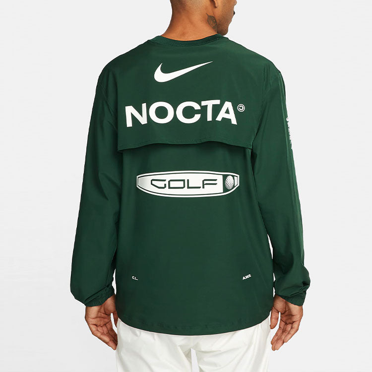 Nike x NOCTA Drake Long Sleeve Woven Pullover 'Green White' DJ5584-397
