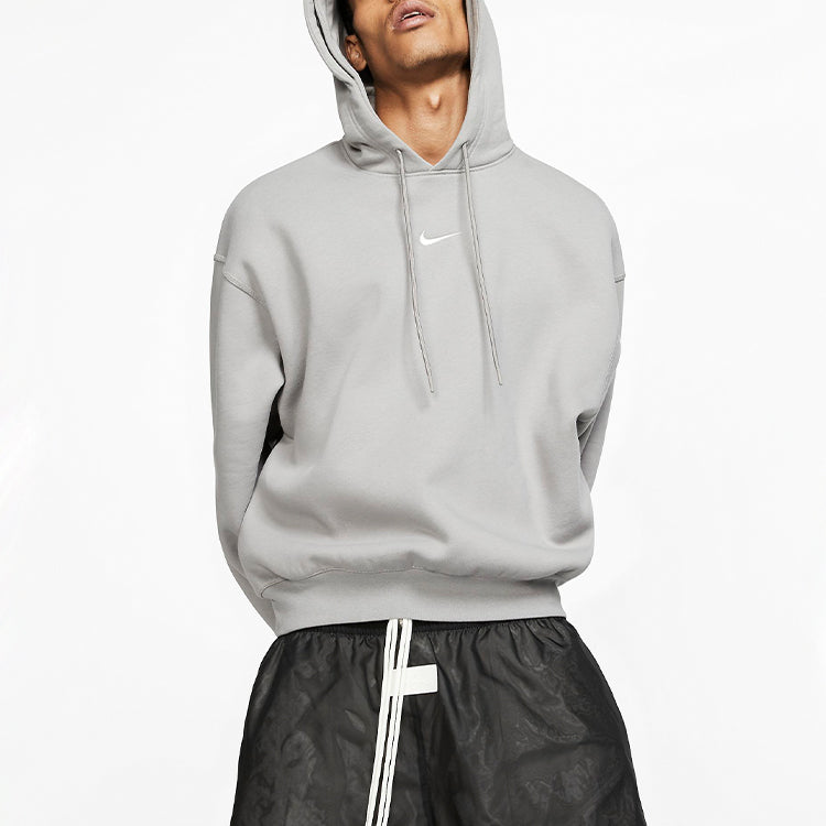 Men's Nike x Fear of God Crossover Fleece Stay Warm Gray Pullover