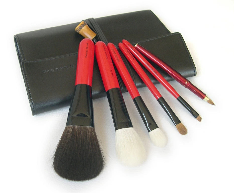 竹田ブラシ 基本ブラシセット オーソドックスSP6 (6本セット、合皮