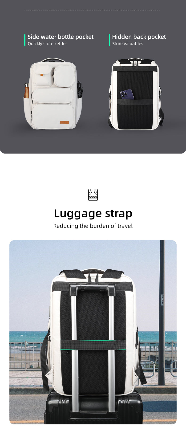 VersaPack MR9004: Multifunctional Urban Commuter Backpack 17.3