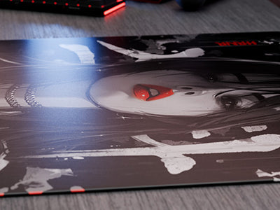 GLSSWRKS Hana Premium Glass Mouse Pad, Japan Edition, 560x480mm