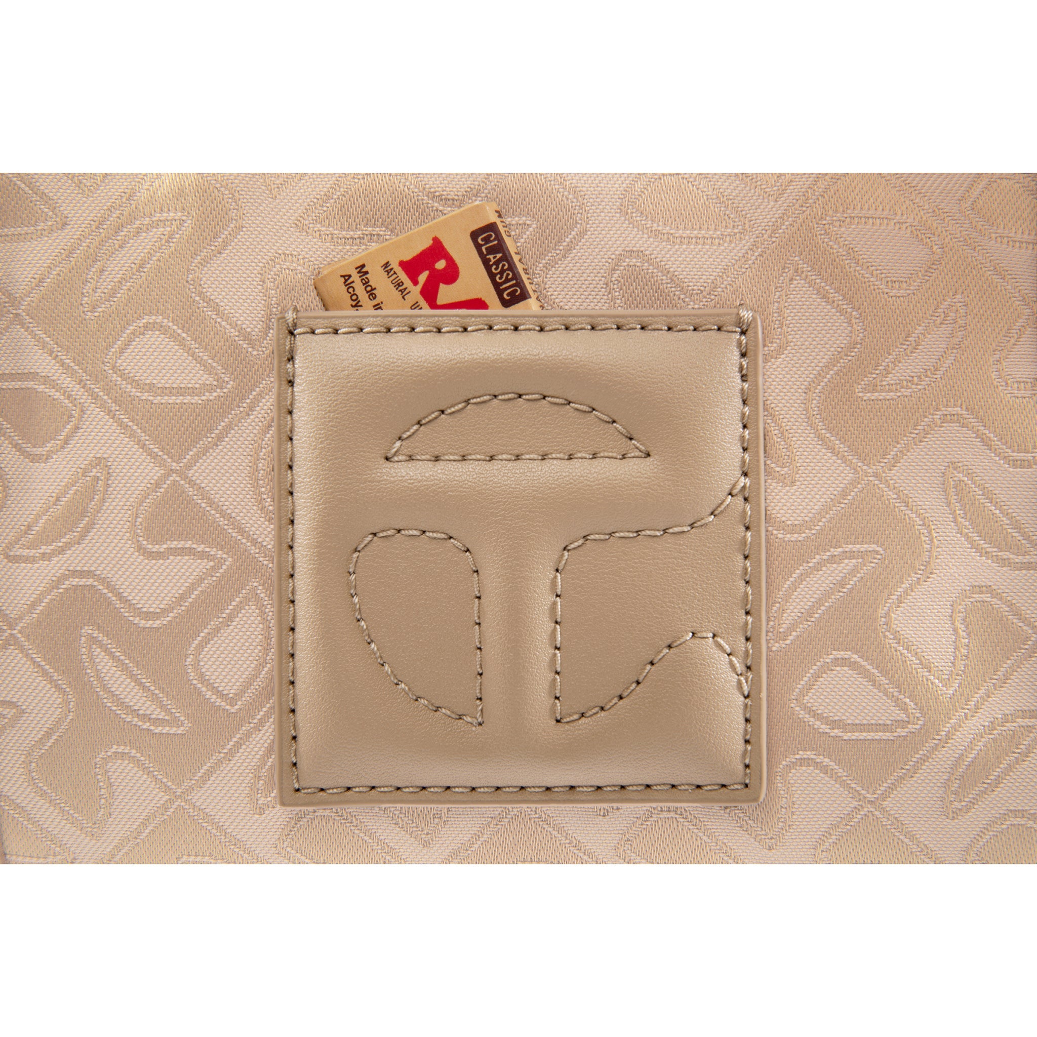 Small Jacquard Shopper - Cream Monogram