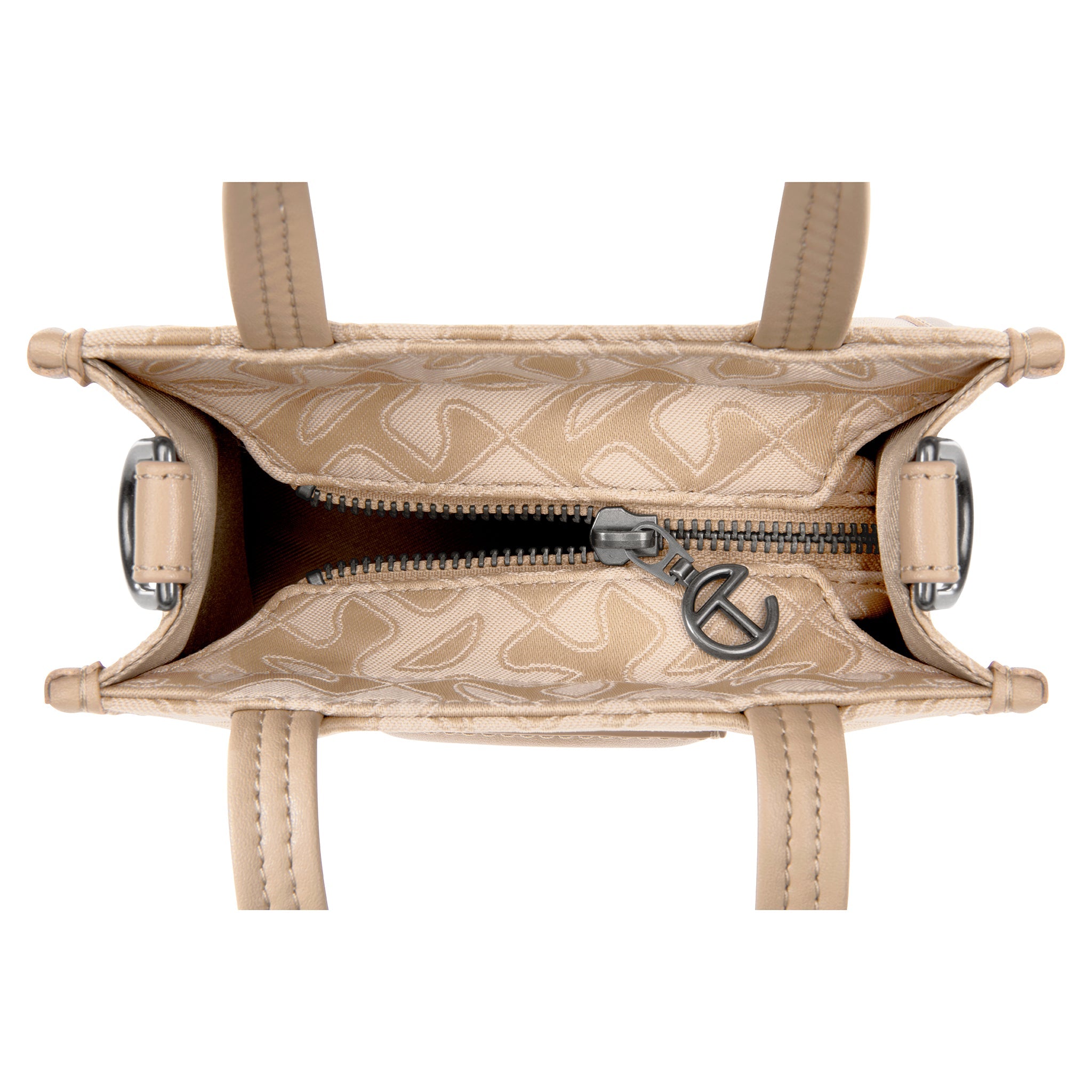 Small Jacquard Shopper - Cream Monogram