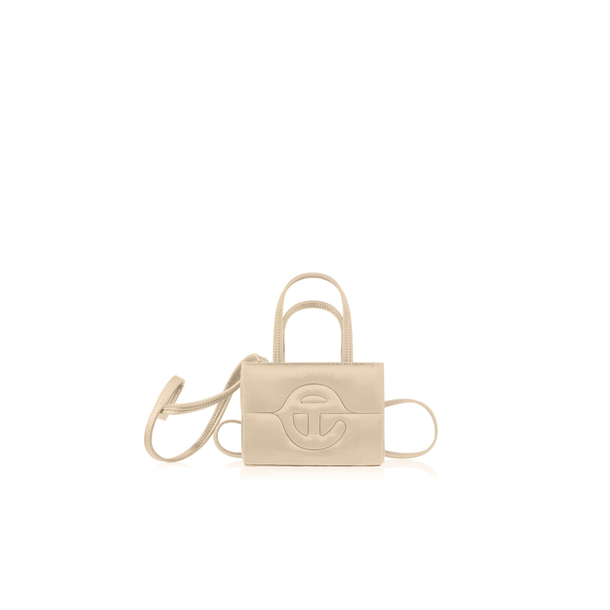 Small Puff Shopper - Cream