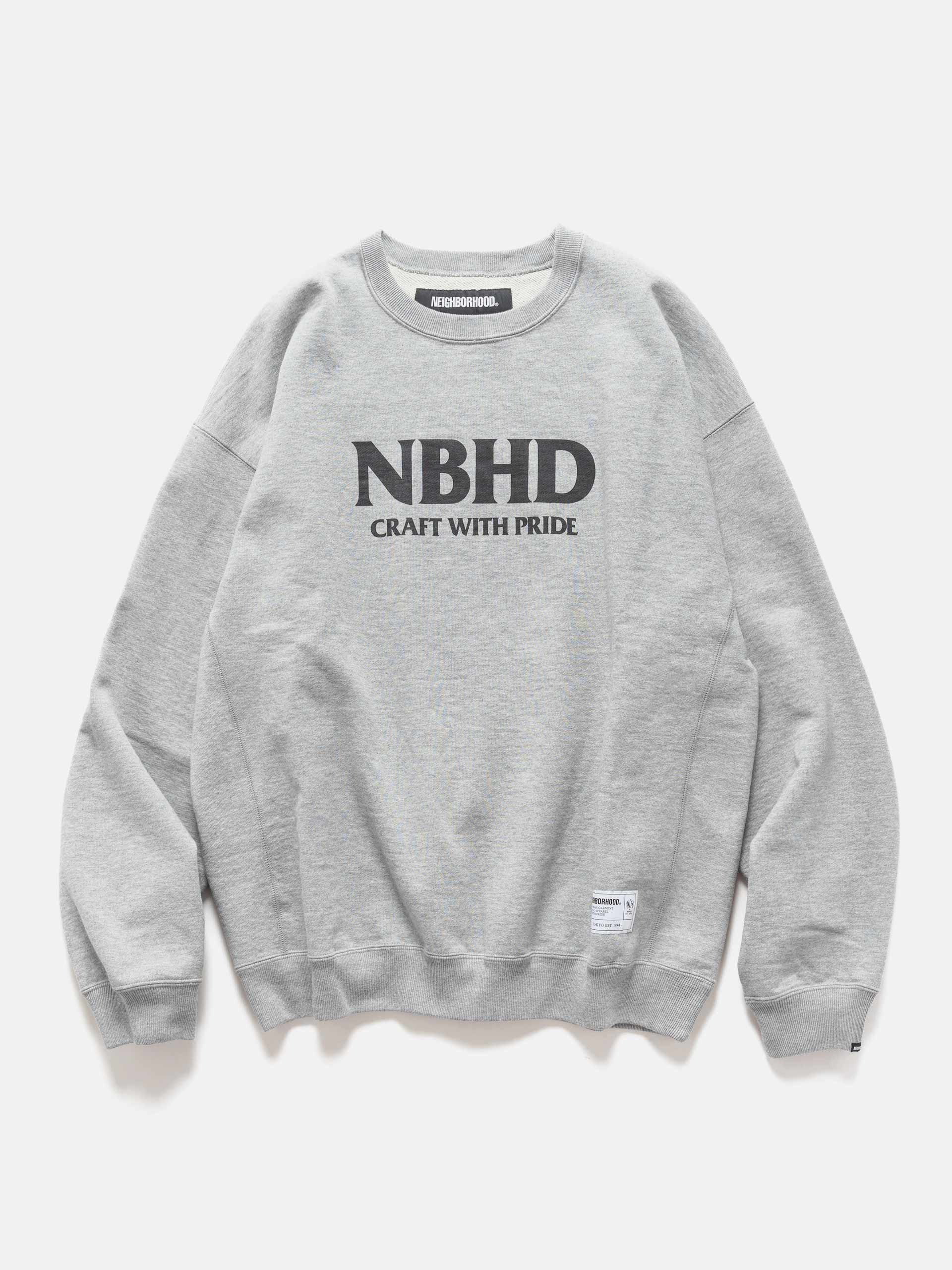 NEIGHBORHOOD Classic Sweat Shirt LS Gray | HAVEN