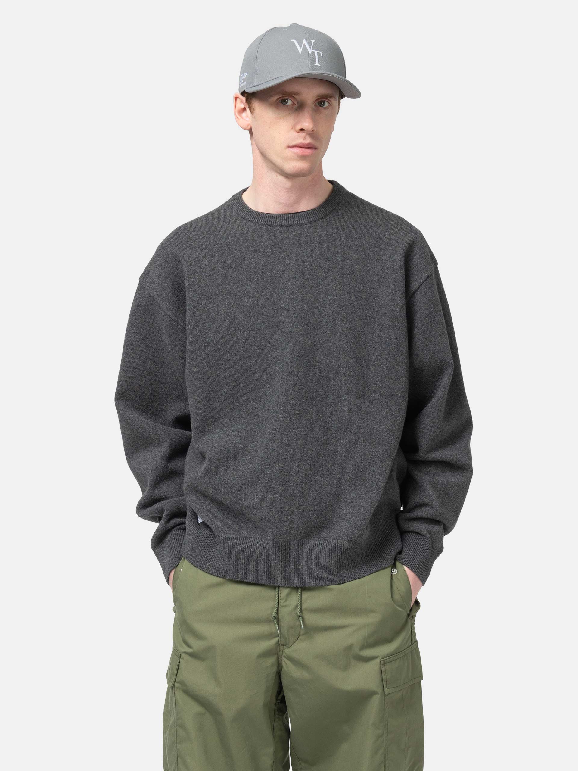 WTAPS Crewneck / Sweater / NYCO Black | HAVEN