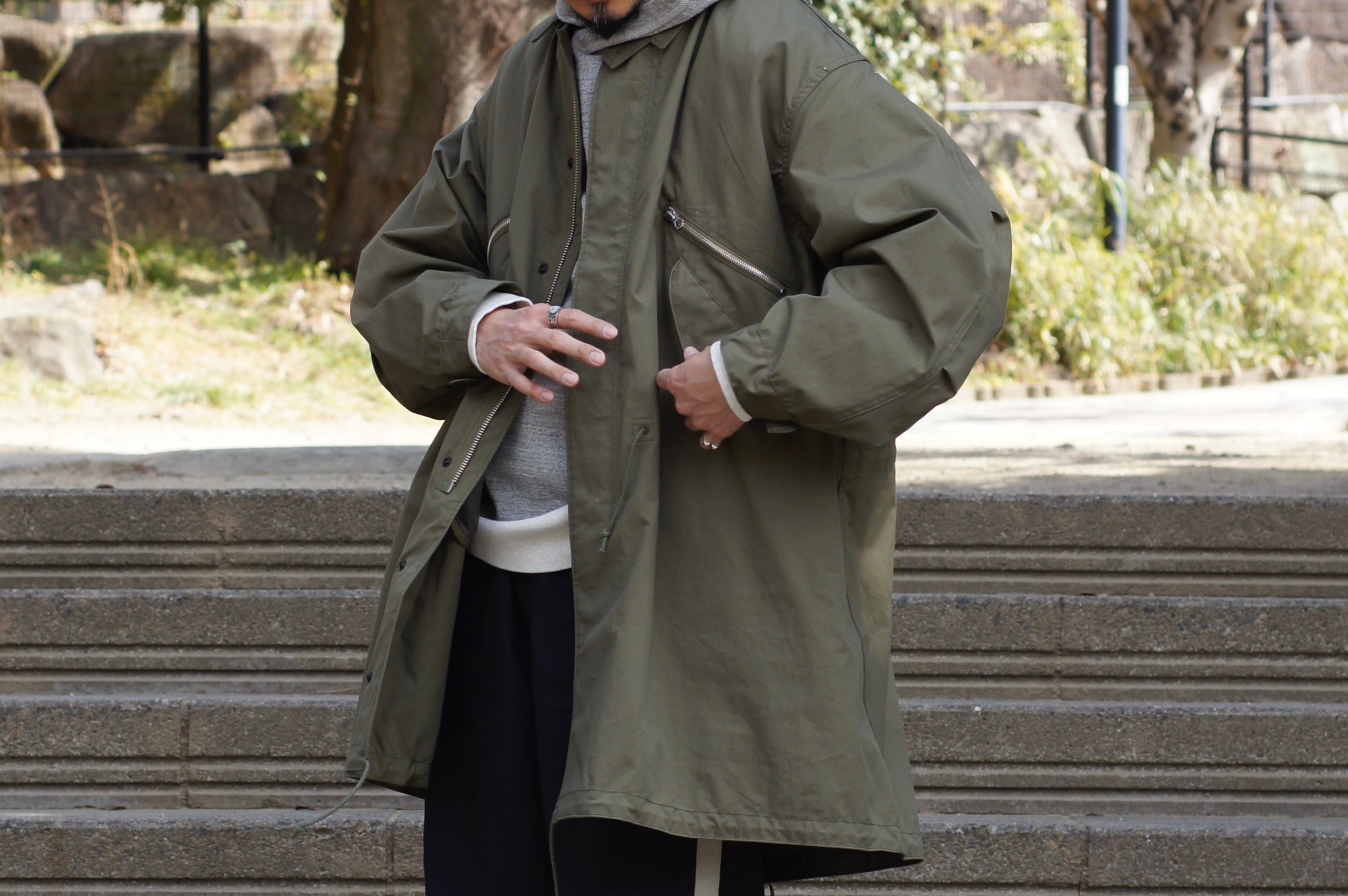 今シーズン注目のアウターが入荷》50'S SHELL COAT - COTTON NYLON