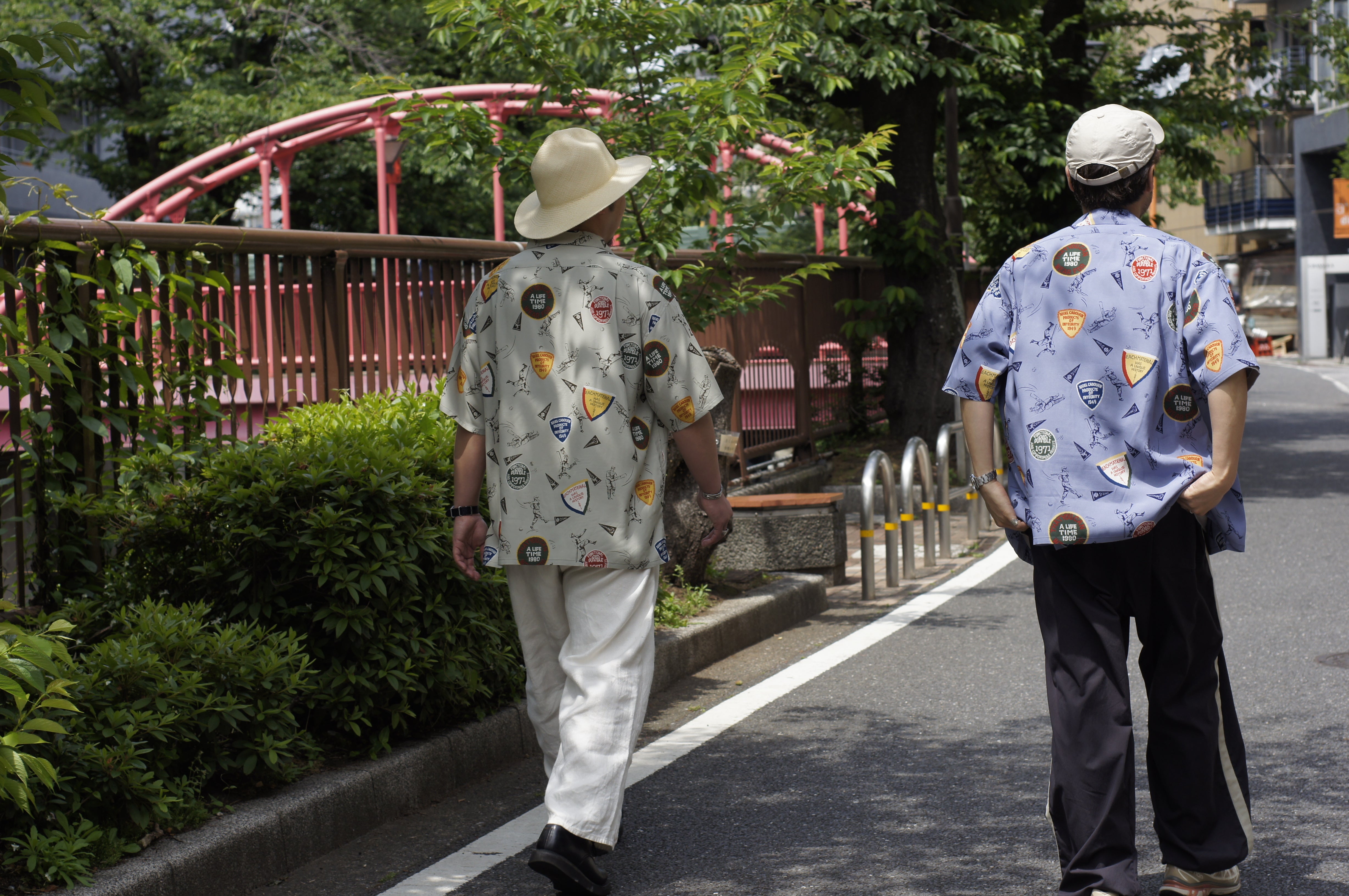 直営店限定》OPEN COLLAR SHIRT - BASEBALL & CRICKET RAYON