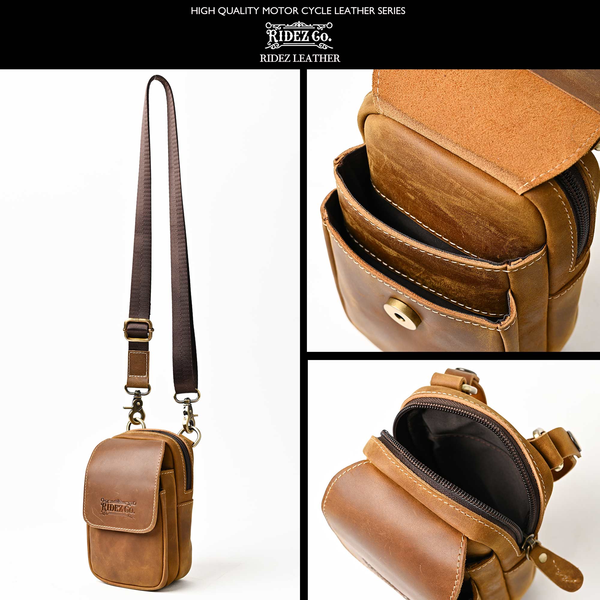 バイク用バッグなのにおしゃれ？！激レア！特別な高級素材のクレイジー