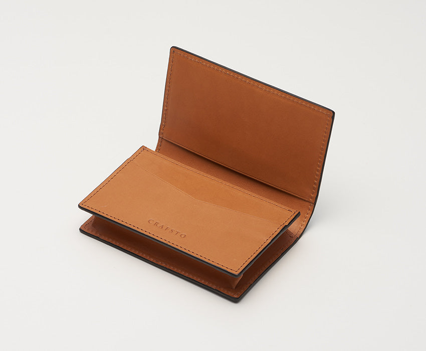 シェルコードバン 大容量 レザー 名刺入れ｜CRAFSTO（クラフスト）
