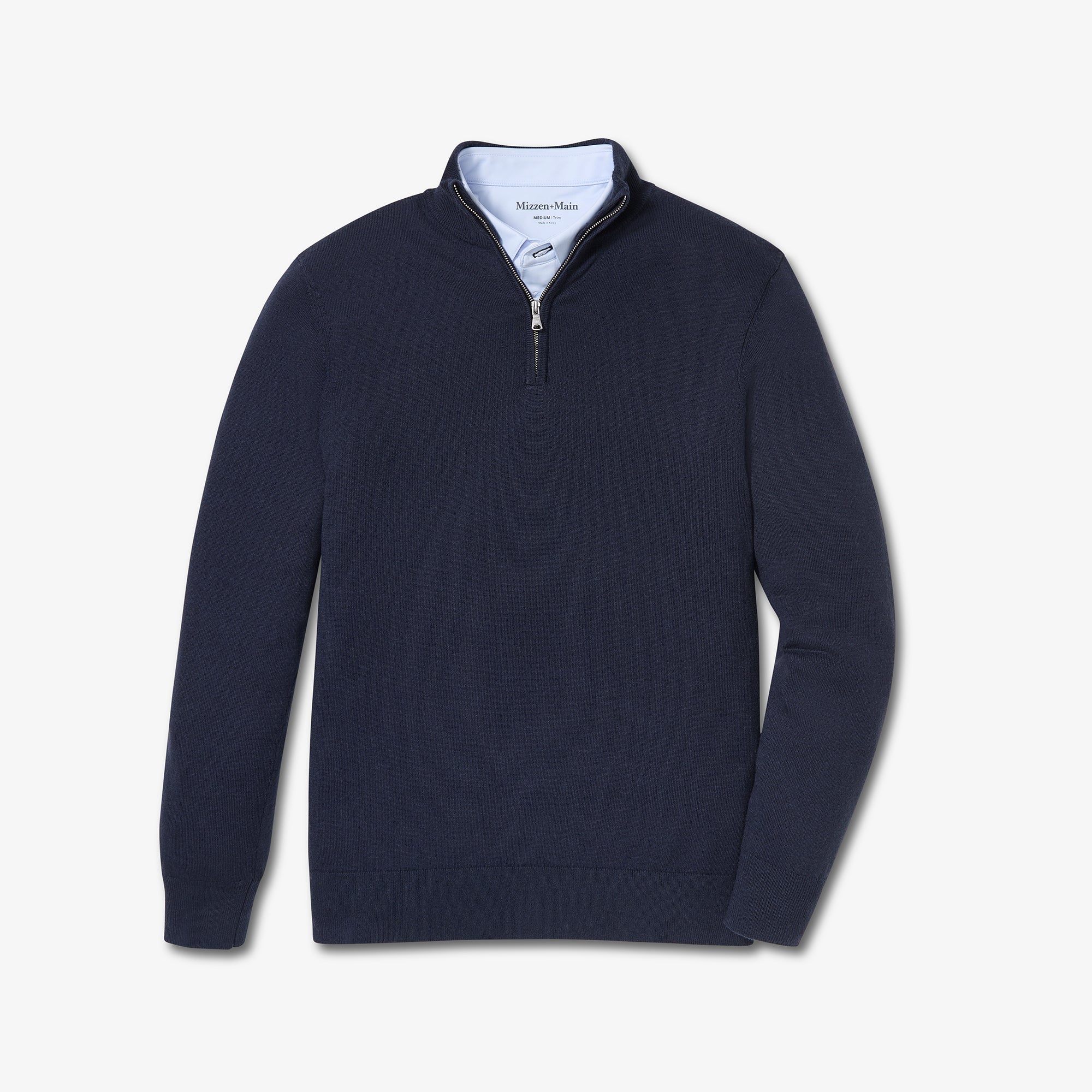 Navy Heritage Quarter Zip | Mizzen+Main