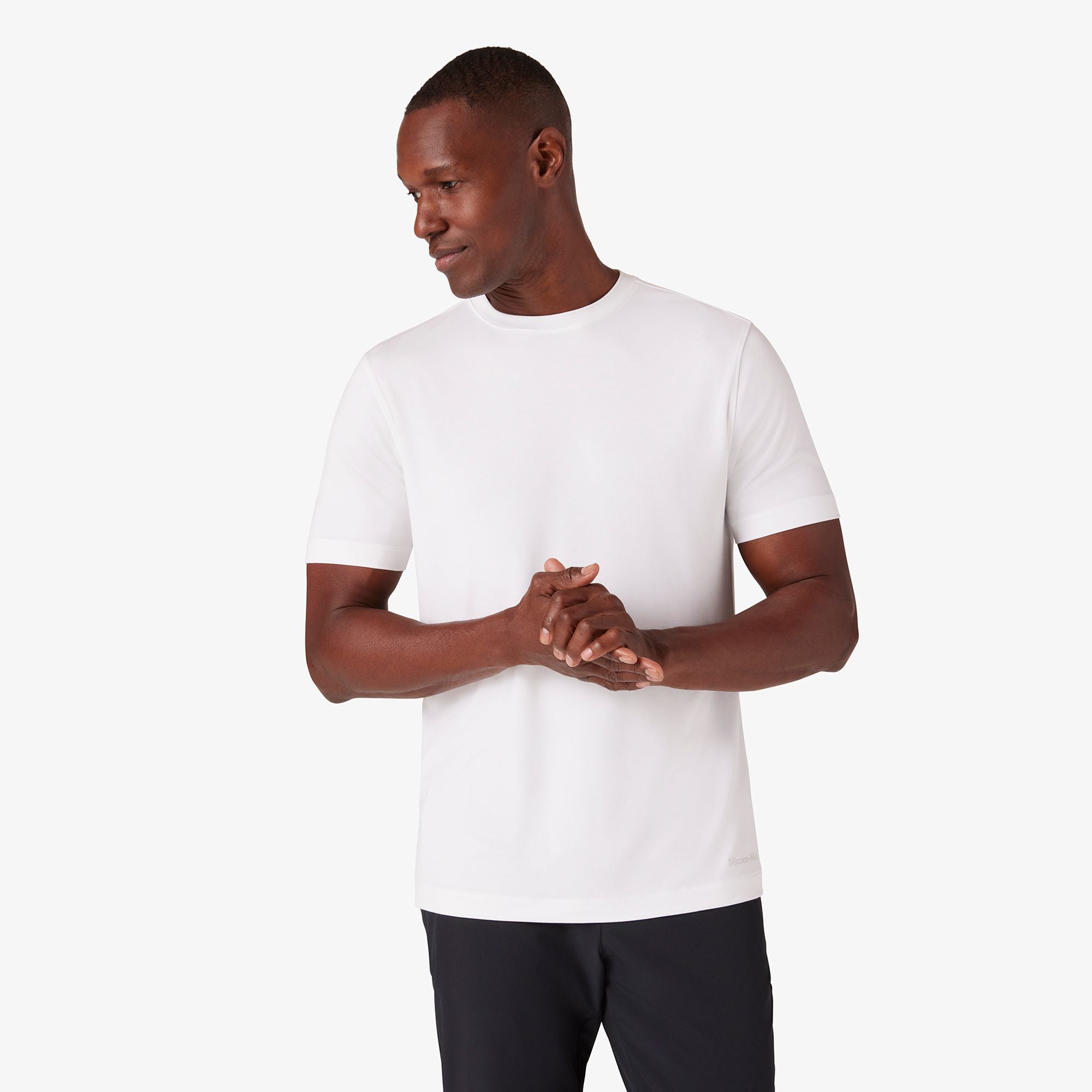 White Solid Knox Tee | Mizzen+Main