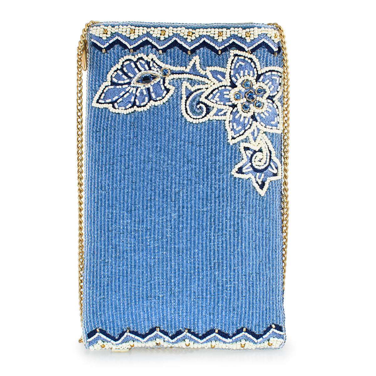 Easy Street Beaded Floral Crossbody Phone Bag - Mary Frances