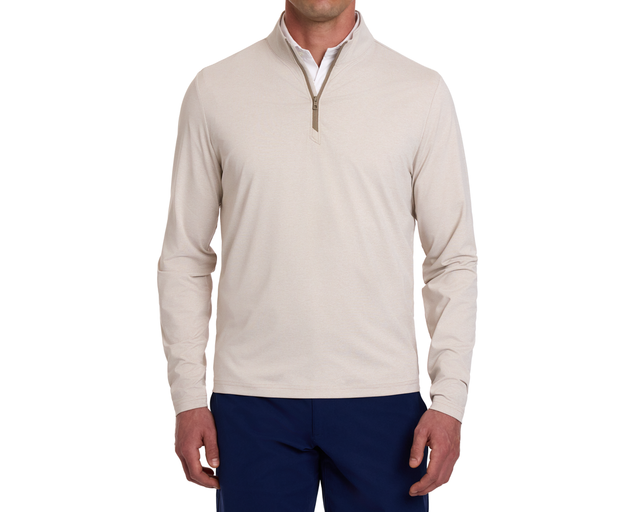 Men's Gray Quarter Zip Pullover | Holderness & Bourne