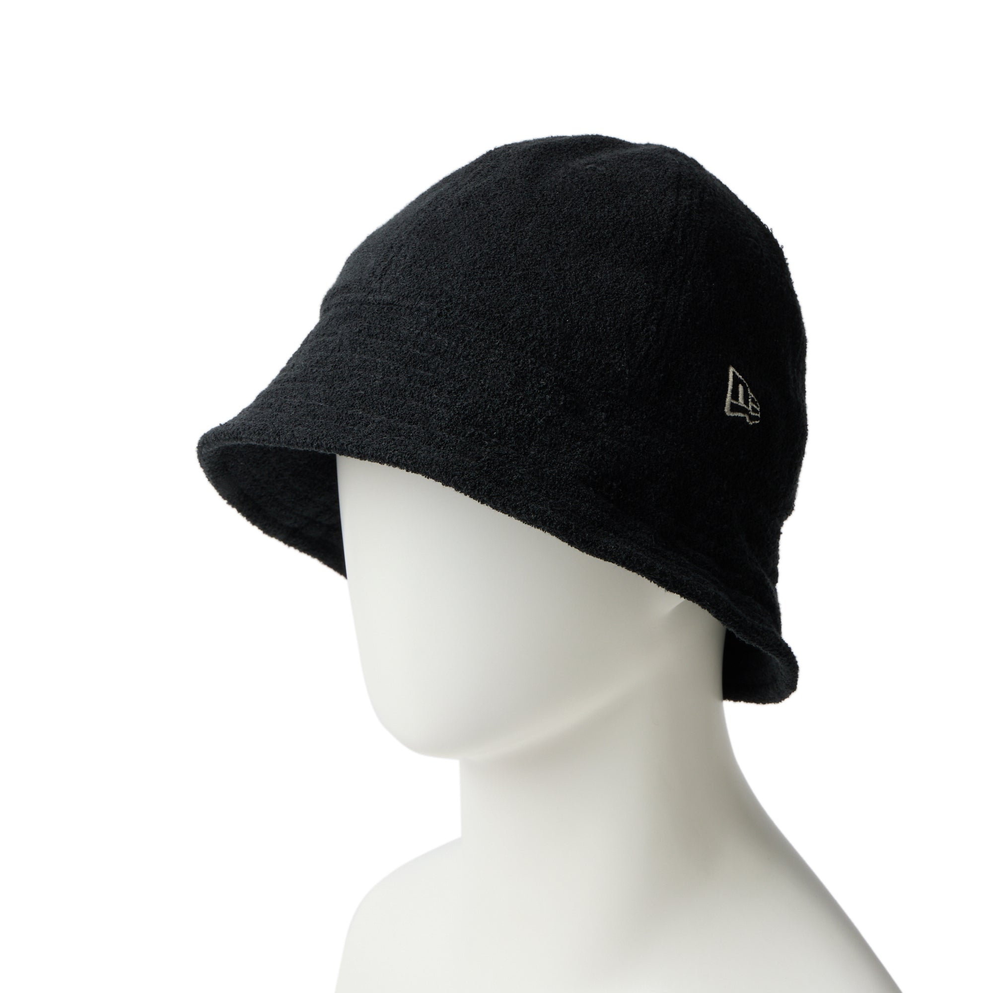 バケット01 セーラーブリム Micro Fur Rhinestone アイボリー