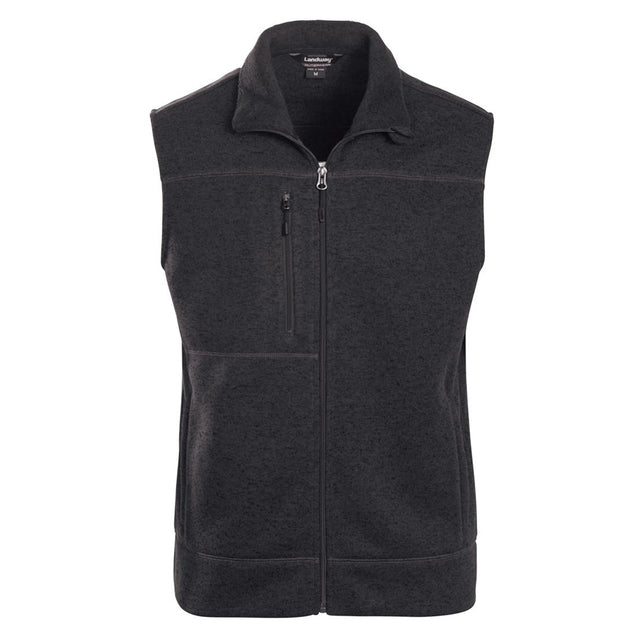 The North Face Men's Black Heather Sweater Fleece Vest