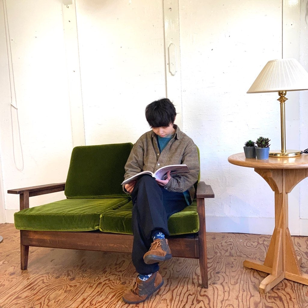 吉桂 ウイスキーオークシリーズ 2人掛けソファ クッション モケット