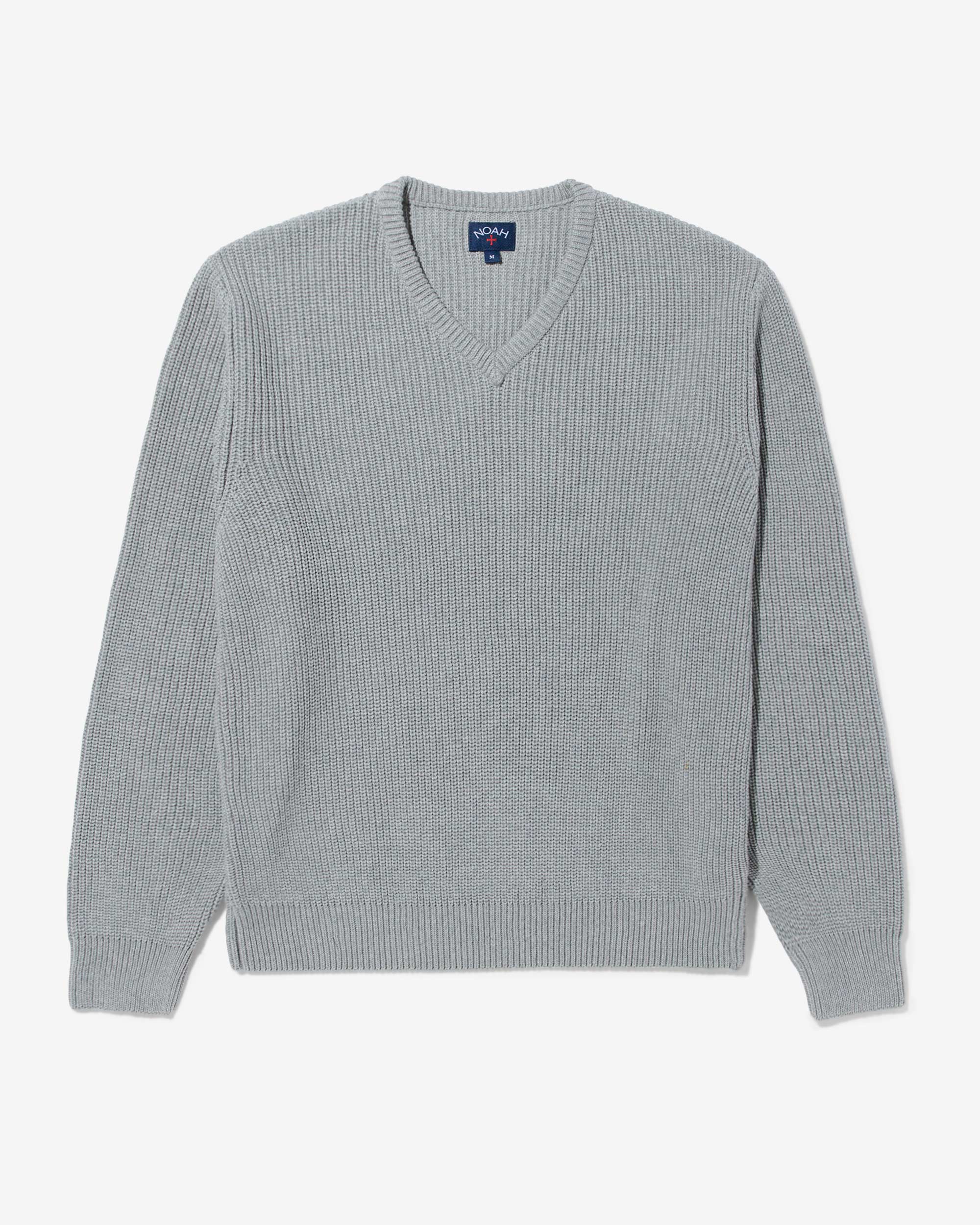 V-Neck Shaker Stitch Sweater - Noah
