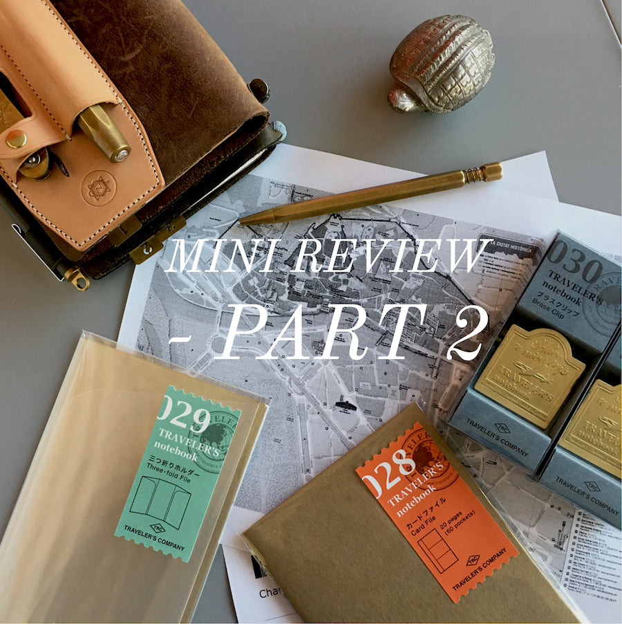 MINI REVIEW: NEW TRAVELER'S NOTEBOOK REFILLS - PART 2 - NOMADO Store