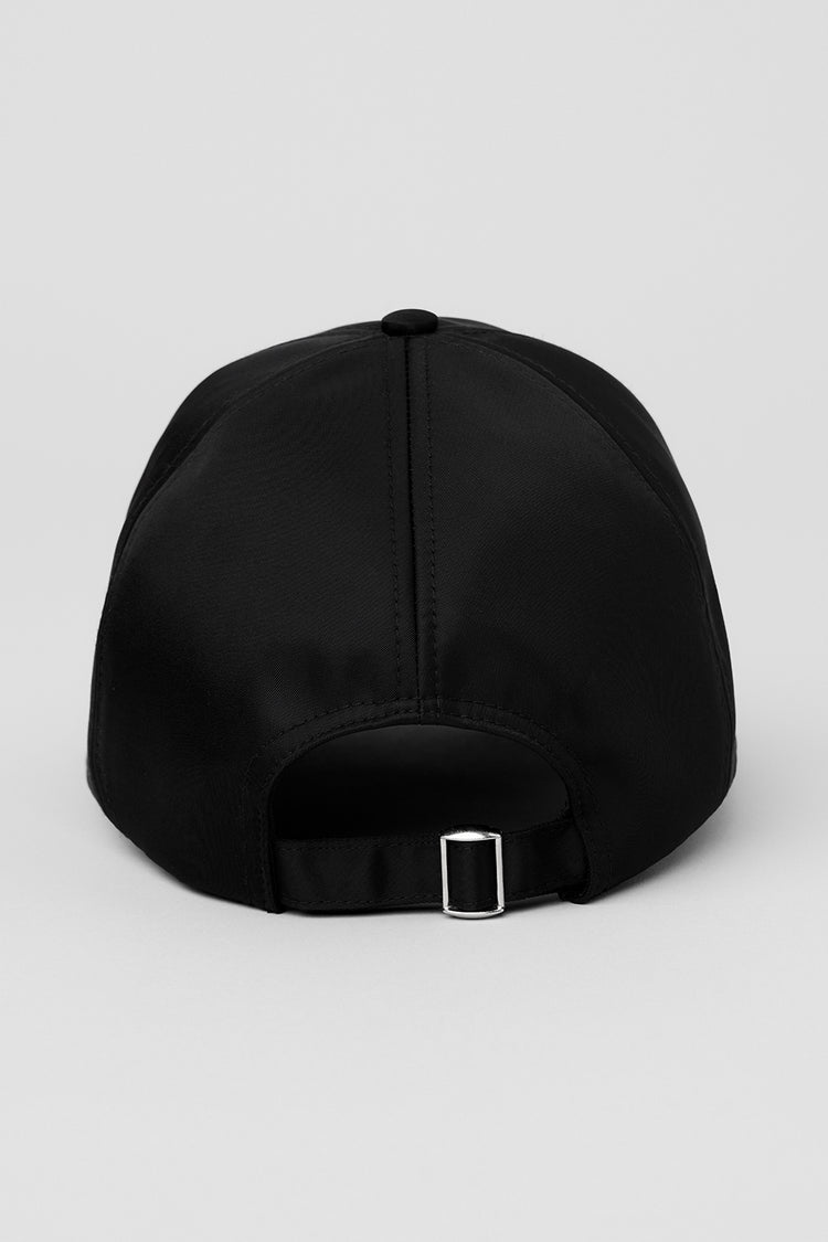 Satin Off-Duty Cap - Black | ALO