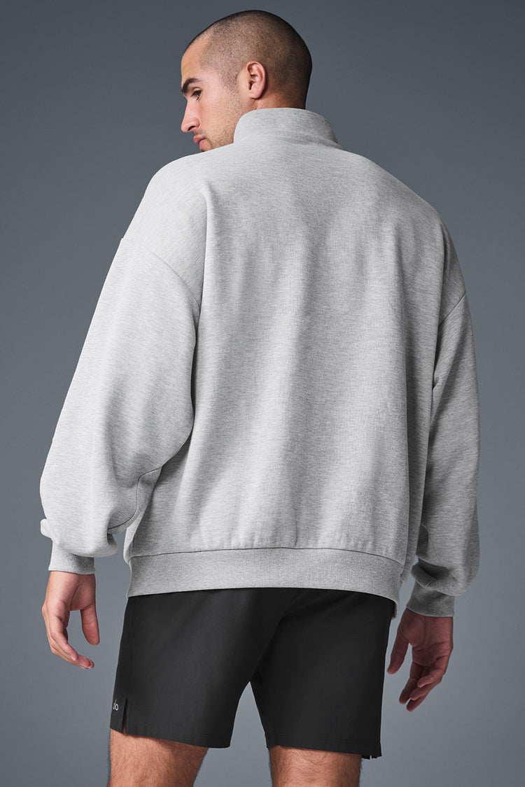 Accolade 1/4 Zip Pullover - Athletic Heather Grey | ALO