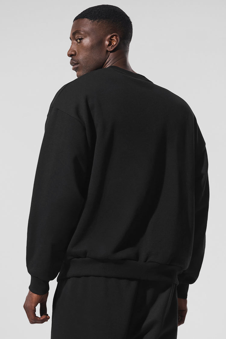 Accolade Crew Neck Pullover - Black | ALO