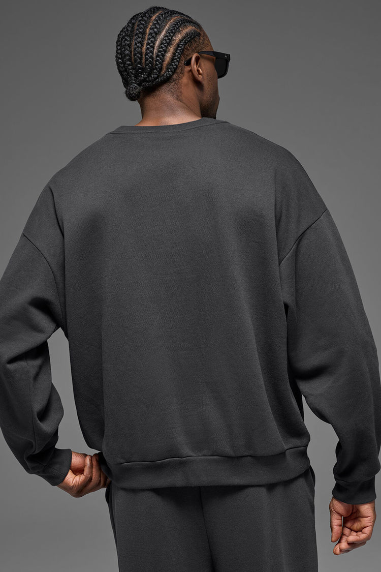 Accolade Crew Neck Pullover - Anthracite | ALO