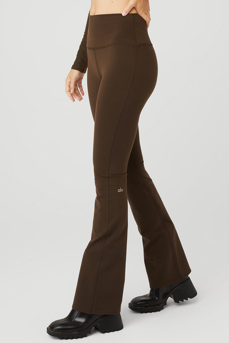 Airbrush High-Waist Bootcut Legging - Espresso | ALO