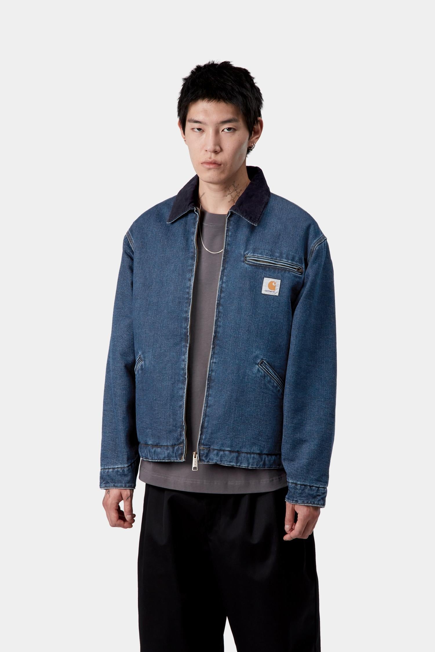 Carhartt WIP OG Detroit Jacket - Denim (Winter) | Blue / Dark Navy