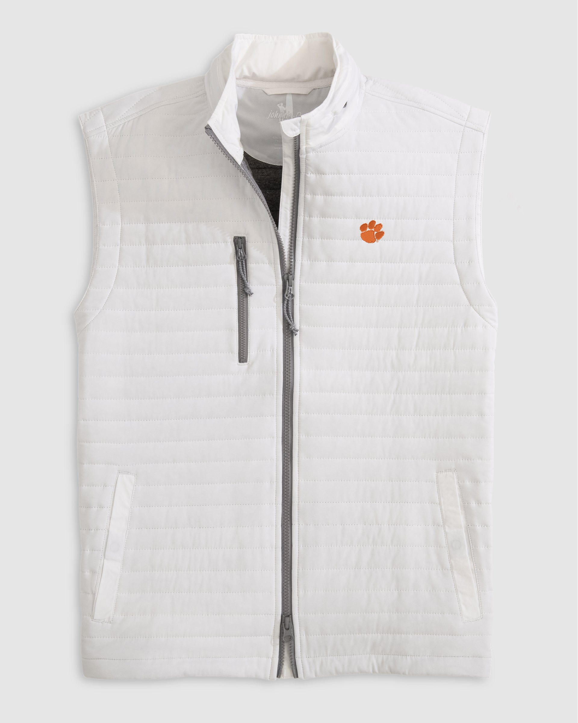 Quilted Performance Vest with Hidden Hood | Johnnie-O · Johnnie-O