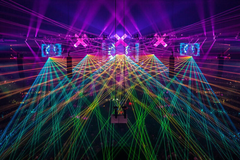 ZW Series 300mw*6 Moving Head Bar Stage Laser Lights Beam