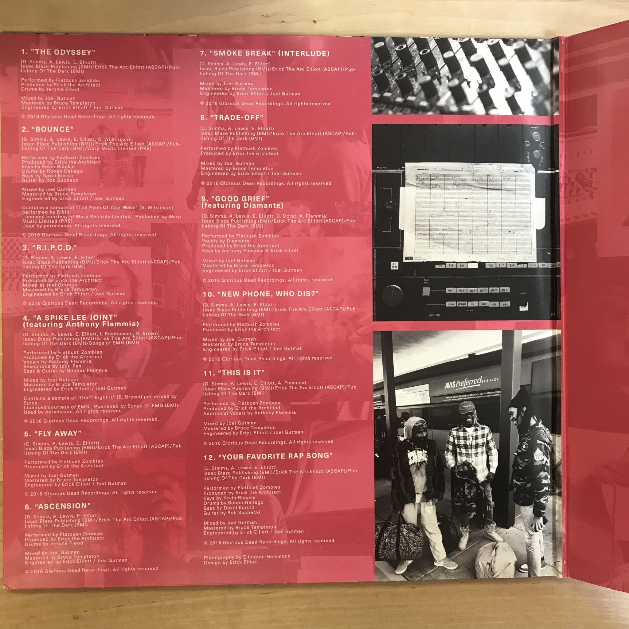 Flatbush Zombies - 3001: A Laced Odyssey (PINK W/ INSERTS) - Vinyl